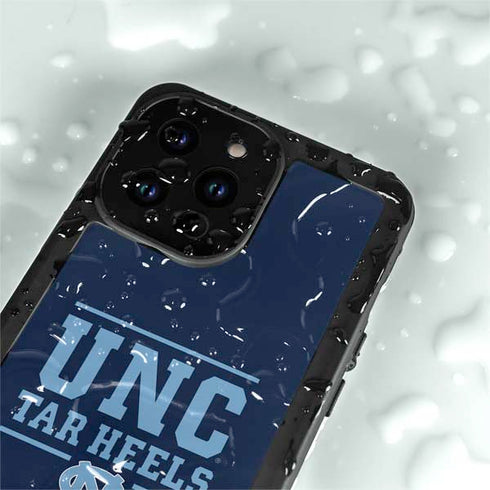 University of North Carolina University of Tar Heels iPhone 15 Pro Waterproof Case